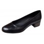 Pantofi dama casual din piele naturala Negru - STD24N